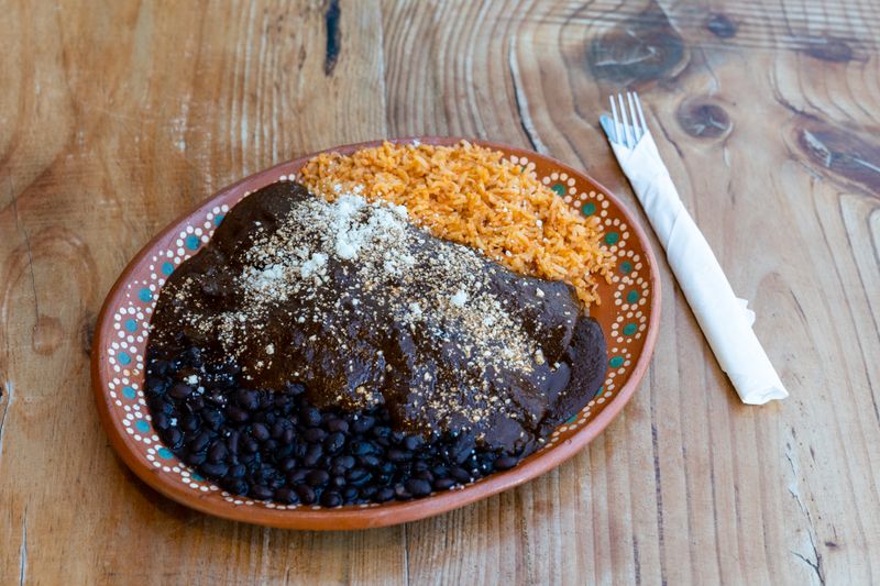Mexican rice and beans side dish